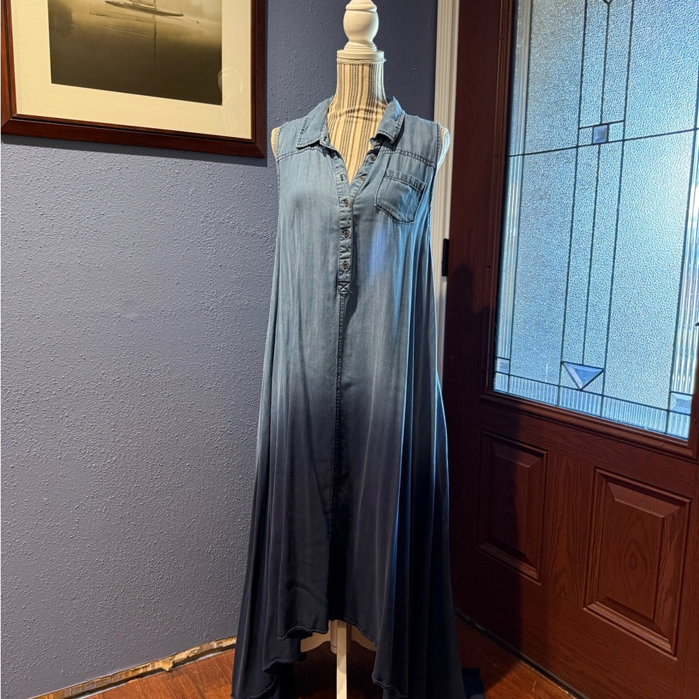OSO Casuals Light Blue Denim Dress